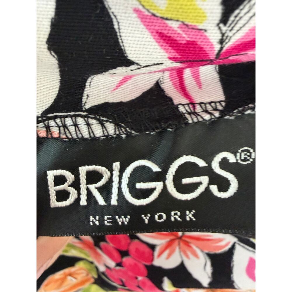 Briggs New York Fruit Floral Skirt Size 10 Lemon Cherry Print - Picture 4 of 6
